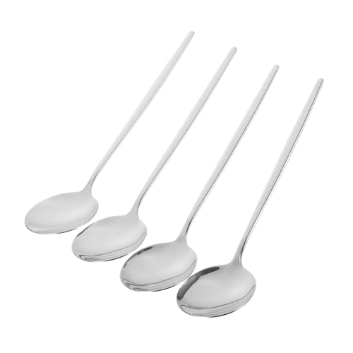 LAPYAPPE 4 Stück Teiliges Edelstahl Food Scoops Western Food Spoons mit Glatter Oberfläche Langlebig und Gesund für Kaffee Desserts Eiscreme Einfach zu Reinigen Geeignet für Zuhause und LAPYAPPE 4 Stück Teiliges Edelstahl Food Scoops Western Food Spoons mit Glatter Oberfläche Langlebig und Gesund für Kaffee Desserts Eiscreme Einfach zu Reinigen Geeignet für Zuhause und von LAPYAPPE