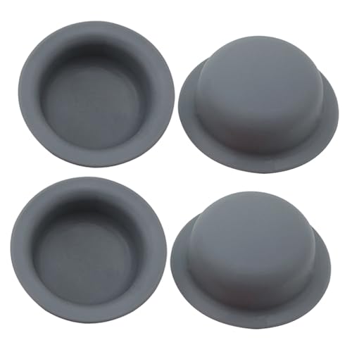 LAPYAPPE 4 Stück Teiliges Silikon Topfdeckelgriff Schutzkappen Hitzebeständig Topfgriffschutz für Gusseisen Keramik Töpfe Verformungsbeständig und Rutschfest Küchenzubehör von LAPYAPPE
