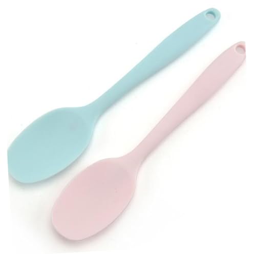LAPYAPPE 4 Stück Teiliges Silikonlöffel zum Servieren und Rühren Hitzebeständig Leichtes Küchenutensil mit Ergonomischem Griff für Zuhause Restaurant und Catering in Blau LAPYAPPE 4 Stück Teiliges Silikonlöffel zum Servieren und Rühren Hitzebeständig Leichtes Küchenutensil mit Ergonomischem Griff für Zuhause Restaurant und Catering in Blau von LAPYAPPE