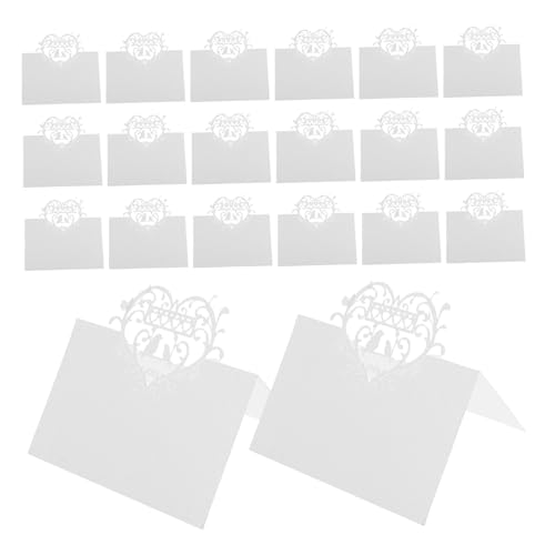 LAPYAPPE 50 Stück Herzform Vogel Tischkarten für Hochzeit Empfang Leichte Beschreibbare Sitzplatzkarten mit Romantischem Hohlmotiv für Partydekoration und Festliche Tafelgestaltung LAPYAPPE 50 Stück Herzform Vogel Tischkarten für Hochzeit Empfang Leichte Beschreibbare Sitzplatzkarten mit Romantischem Hohlmotiv für Partydekoration und Festliche Tafelgestaltung von LAPYAPPE
