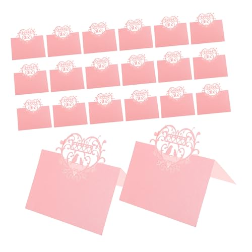 LAPYAPPE 50 Stück Hochzeit Tischkarten Herz Lovebird Design Hochzeitsdeko Platzkarten aus Stabilem Karton Leichte Faltbare Namenskarten für Empfang Bankett Festliche Anlässe LAPYAPPE 50 Stück Hochzeit Tischkarten Herz Lovebird Design Hochzeitsdeko Platzkarten aus Stabilem Karton Leichte Faltbare Namenskarten für Empfang Bankett Festliche Anlässe von LAPYAPPE