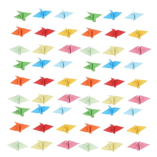 LAPYAPPE 50 Stück Origami Papierkraniche Bunt Leichte Hochzeit Deko Stilvolle Fotorequisiten Einfache Montage Vielseitige Farbwahl für Romantische Partys und Brautduschen LAPYAPPE 50 Stück Origami Papierkraniche Bunt Leichte Hochzeit Deko Stilvolle Fotorequisiten Einfache Montage Vielseitige Farbwahl für Romantische Partys und Brautduschen von LAPYAPPE