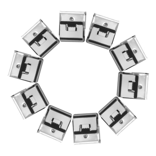 LAPYAPPE 55 Stück Photovoltaik-Erdungsklemme Kabel Drahtklemmen für Anhängerrahmen Solarpanel-Drahtklemme Rahmen Drahtklammern Drahtrahmen-Clips 304 Edelstahlmaterial LAPYAPPE 55 Stück Photovoltaik-Erdungsklemme Kabel Drahtklemmen für Anhängerrahmen Solarpanel-Drahtklemme Rahmen Drahtklammern Drahtrahmen-Clips 304 Edelstahlmaterial von LAPYAPPE