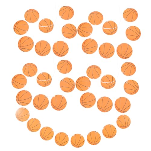 LAPYAPPE 5stücke Teiliges Basketball Deko Banner Hängend Für Geburtstagsfeiern Basketball-Themen-Party Dekoration Für Wände Fenster Und Tische Auffällige Partyartikel von LAPYAPPE