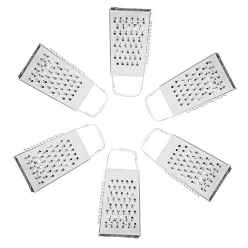 LAPYAPPE 6Stücke Teiliges Käsereibe Gemüseschneider Mini Handreibe für Ingwer Kartoffeln Gemüse Scharfe Klingen Kompakt mit Ergonomischem Griff LAPYAPPE 6Stücke Teiliges Käsereibe Gemüseschneider Mini Handreibe für Ingwer Kartoffeln Gemüse Scharfe Klingen Kompakt mit Ergonomischem Griff von LAPYAPPE
