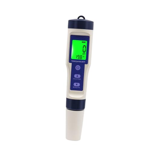 LAPYAPPE Aquarium Salzgehalt Messgerät Hochpräziser Tester mit LCD Display für Pool Aquakultur Meerwasser und Laboreinsatz von LAPYAPPE