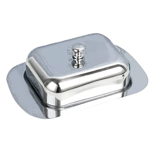 LAPYAPPE Butterdose mit Deckel Staubdichtes Butter Tablett für Frische Butter Käse und Desserts Küchenzubehör für Zuhause und Gastronomie von LAPYAPPE