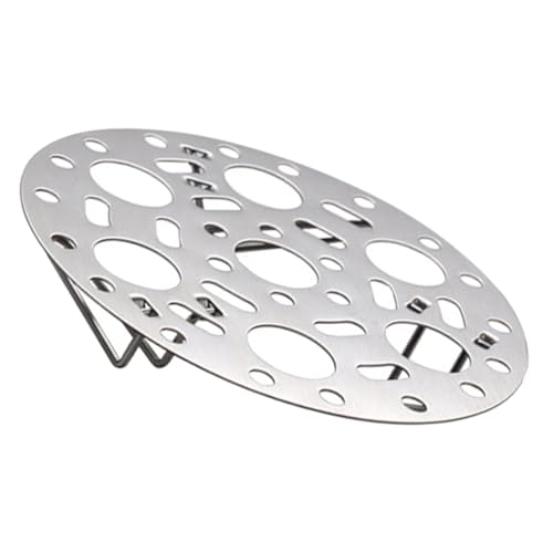LAPYAPPE Dampfgareinsatz Rund Faltbares Dampfgestell für Kochtöpfe Hitzebeständiger Dämpfer Eier Dämpfer Rack Küchenzubehör Kompatibel mit Schnellkochtöpfen und Dampfdämpfern von LAPYAPPE