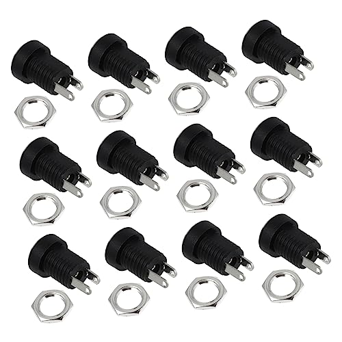 LAPYAPPE 1tasche Pack Dc Dc Stromanschluss Buchsen Mit Schrauben Für Robuste Power Socket Für Elektronikgeräte Und -projekte von LAPYAPPE