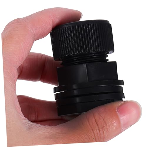 LAPYAPPE Doppelgewinde Wassertank schottverschraubung mit Dichtungsring Universeller Regenfass Aquarium verbinder Zuverlässiger Durchführungs anschluss für Gartenschlauch und von LAPYAPPE
