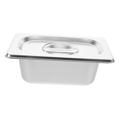 LAPYAPPE Eiscremebehälter Aus Edelstahl Für Selbstgemachtes Eis Vorratsbehälter Für Eiscreme Metallbehälter Für Joghurt Und Kalte Desserts Gefrierbehälter Aus Edelstahl Wiederverwendbare von LAPYAPPE