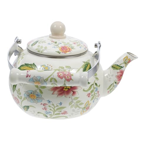 LAPYAPPE Emaille im Chinesischen Stil Dekorative Kaffeekanne mit Henkel mit Sieb Langlebiges und Sicheres Design für Familiengebrauch LAPYAPPE Emaille im Chinesischen Stil Dekorative Kaffeekanne mit Henkel mit Sieb Langlebiges und Sicheres Design für Familiengebrauch von LAPYAPPE