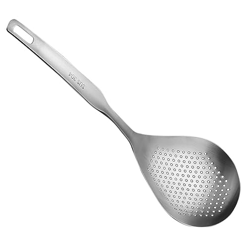LAPYAPPE Filterlöffel mit Griff Haushaltsnudelsieb für Sicheres Abtropfen von Gemüse und Teigwaren Platzsparend und Robust für Küche LAPYAPPE Filterlöffel mit Griff Haushaltsnudelsieb für Sicheres Abtropfen von Gemüse und Teigwaren Platzsparend und Robust für Küche von LAPYAPPE