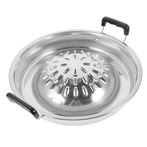LAPYAPPE Grillpfanne für Haushalt und Camping Multifunktionale Grillplatte Leicht und Langlebig für Grillabende und Buffets Einfache und Optimale von LAPYAPPE