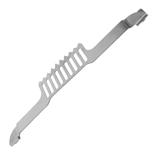 LAPYAPPE Grillspachtelhalter mit Magnetischem Design Stabiler und Praktischer Grillzubehör für Griddle und Grillplatten Verhindert Herunterfallen von Lebensmitteln zu Installieren Bewegen von LAPYAPPE