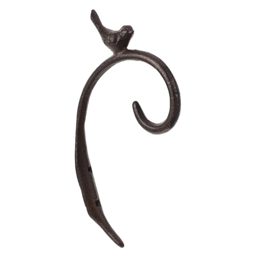 LAPYAPPE Gusseisen Wandhaken Vogelmotiv für Blumentopf Aufhängen Rustikaler Garten Blumenampel Halter Dekorativer Pflanzenhaken für Balkon und Outdoor von LAPYAPPE