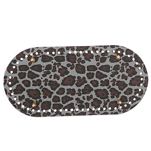LAPYAPPE Handgefertigter Taschenboden Langlebigem PU Leder Formstabiler Robuster DIY Taschenboden für Häkeln und Stricken Zubehör für Selbstgemachte Handtaschen von LAPYAPPE