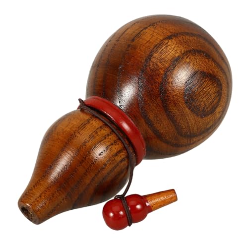 LAPYAPPE Holz Zahnstocherbehälter Form Gourd Figur Kreative Zahnstocher Box mit Eleganter Retro für Zuhause und Kompakt und Vielseitig Einsetzbar von LAPYAPPE
