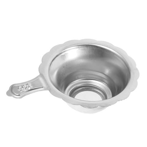 LAPYAPPE Edelstahl Teesieb Für Losen Tee Feinmaschiger Teefilter Mit Doppelgriffen Geeignet Für Teekannen Und Tassen Leicht Und Handlich Elegantes Design Für Perfektes Teebrau-erlebnis LAPYAPPE Edelstahl Teesieb Für Losen Tee Feinmaschiger Teefilter Mit Doppelgriffen Geeignet Für Teekannen Und Tassen Leicht Und Handlich Elegantes Design Für Perfektes Teebrau-erlebnis von LAPYAPPE