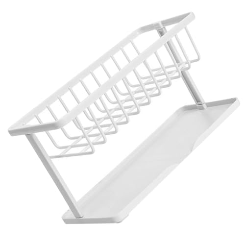 LAPYAPPE Küchenspülbecken Organizer Praktischer Schwammhalter aus Robustem Material mit Platzsparendem Design für Geschirrspülmittel und Küchenzubehör für Arbeitsplatte von LAPYAPPE