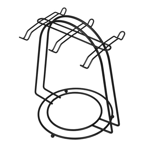 LAPYAPPE Metallbogenhalter Tee Tasse Rack Teetassenhalter aus Metall Kaffeetassenhalter Becherhalter Kaffeebecher Untersetzer Aufbewahrungsständer Untersetzer Tischdekoration Schwarz LAPYAPPE Metallbogenhalter Tee Tasse Rack Teetassenhalter aus Metall Kaffeetassenhalter Becherhalter Kaffeebecher Untersetzer Aufbewahrungsständer Untersetzer Tischdekoration Schwarz von LAPYAPPE