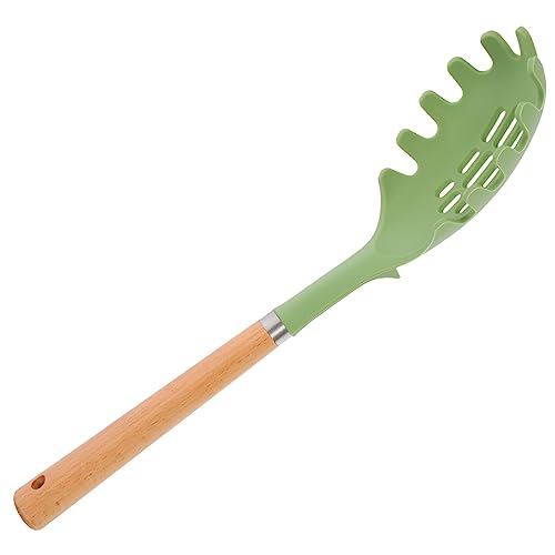 LAPYAPPE Nudelheber mit Holzgriff Hitzebeständiger Silikon Spaghettilöffel für Restaurant zu Reinigen Sicher für Hände Langlebiges Design LAPYAPPE Nudelheber mit Holzgriff Hitzebeständiger Silikon Spaghettilöffel für Restaurant zu Reinigen Sicher für Hände Langlebiges Design von LAPYAPPE