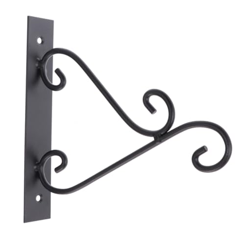 LAPYAPPE Robuster Eisen hängehaken für Pflanzen und Laternen Wandhalterung mit Pulverbeschichteter Oberfläche Kleine Vielseitig für Garten Terrasse Innen Außenbereich für Blumentöpfe und von LAPYAPPE