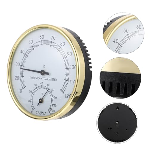 LAPYAPPE Sauna Thermometer Hygrometer Präzises Hygrothermograph Saunazubehör Langlebig Leicht Tragbar Sicher für Dampfbad und Wellnessräume LAPYAPPE Sauna Thermometer Hygrometer Präzises Hygrothermograph Saunazubehör Langlebig Leicht Tragbar Sicher für Dampfbad und Wellnessräume von LAPYAPPE
