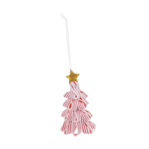 LAPYAPPE Schleim-Weihnachtsbaum Zu Flitter Tischplatte Mini weihnachtsdeko weihnachtsornamente Weihnachtsbaum Form weihnachtsschmuck räumung Weihnachtsschmuck Masse Polymer-Ton Weiß von LAPYAPPE