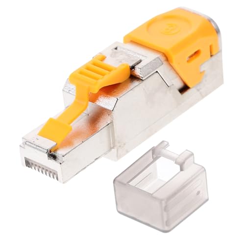 LAPYAPPE Shielded Cat Netzwerkstecker Werkzeuglos Goldplattiert Langlebig Kompatibel mit Desktop Laptop Router Smart Tv Verstärkter Clip Biegbar für Effiziente Ethernet Verbindung LAPYAPPE Shielded Cat Netzwerkstecker Werkzeuglos Goldplattiert Langlebig Kompatibel mit Desktop Laptop Router Smart Tv Verstärkter Clip Biegbar für Effiziente Ethernet Verbindung von LAPYAPPE