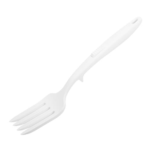 LAPYAPPE Silikon Kochgabel Hitzebeständige Flexible Küchenutensilien für Nudeln und Pasta Ergonomisches Design Leicht und Tragbar Lebensmittelechtes Silikon Spülmaschinengeeignet von LAPYAPPE