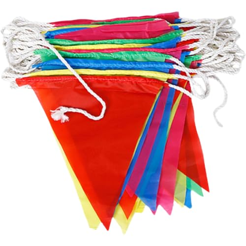 LAPYAPPE Straßenverkehrssicherheitsflagge aus Wasserdichtem PVC Hochsichtbar und Wetterbeständig für Straßenbau und Arbeitszonen Saite mit Bunten Wimpeln Kompakt und Leicht LAPYAPPE Straßenverkehrssicherheitsflagge aus Wasserdichtem PVC Hochsichtbar und Wetterbeständig für Straßenbau und Arbeitszonen Saite mit Bunten Wimpeln Kompakt und Leicht von LAPYAPPE