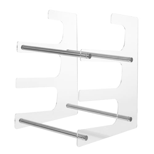 LAPYAPPE Acryl Tastaturhalterung Multi-Tier Stabiler Mechanischer Keyboard-ständer Für Ergonomisches Arbeiten Transparentes Design Für Schreibtisch-Organisation Und Platzersparnis von LAPYAPPE