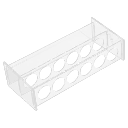 LAPYAPPE Testrohrständer aus Transparentem Acryl Kompakt Leicht und Platzsparend Labor Reagenzglashalter für Röhrchen Vielseitiger Probenröhrchen Organizer für Klinik und Forschung LAPYAPPE Testrohrständer aus Transparentem Acryl Kompakt Leicht und Platzsparend Labor Reagenzglashalter für Röhrchen Vielseitiger Probenröhrchen Organizer für Klinik und Forschung von LAPYAPPE