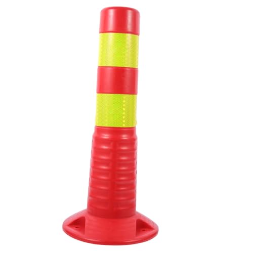 LAPYAPPE Verkehrssicherheits Warnsäule Gelb Reflektierend Elastisch Kollisions Absperrpfosten für Einfahrten Straßenbereiche Parkplätze LAPYAPPE Verkehrssicherheits Warnsäule Gelb Reflektierend Elastisch Kollisions Absperrpfosten für Einfahrten Straßenbereiche Parkplätze von LAPYAPPE