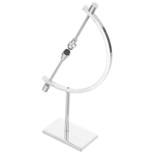 LAPYAPPE Verstellbarer Metallständer für Kristallkugeln Goldfarbener Display halter aus Kupfer Stabiler und Flexibler Kugelhalter für Schmuck Dekoration und Sammlungen Elegantes Design von LAPYAPPE