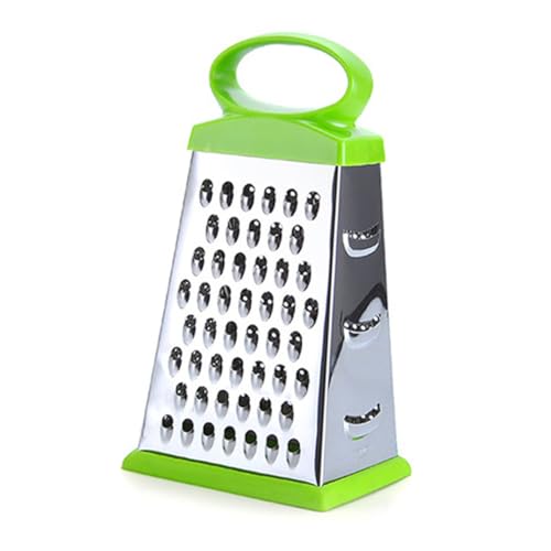 LAPYAPPE Vierseitige Reibe Multifunktionaler Gemüseschneider für Kartoffel Karotte Gurke Küchenutensil Zeitersparnis Einfach zu Reinigen Langlebig und Platzsparend in Grün LAPYAPPE Vierseitige Reibe Multifunktionaler Gemüseschneider für Kartoffel Karotte Gurke Küchenutensil Zeitersparnis Einfach zu Reinigen Langlebig und Platzsparend in Grün von LAPYAPPE