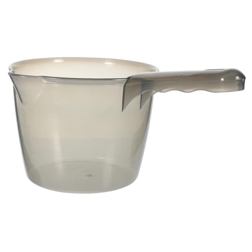 LAPYAPPE Wasserlöffel mit Ergonomischem Griff Transparente Wasserschaufel für Garten und Bad Multifunktionale Schöpfkelle zum Gießen für Camping Kleiner Wasserlöffel aus Robustem Material von LAPYAPPE