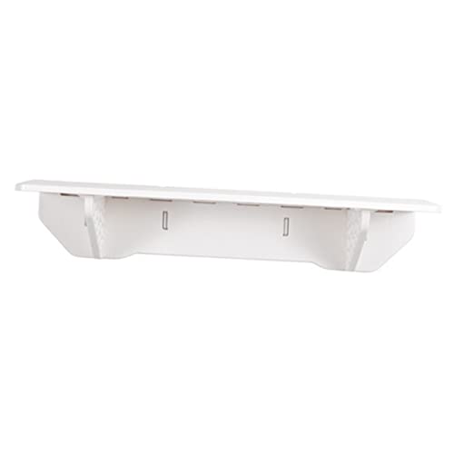 LAPYAPPE wandmontiertes Lagerregal Schwebend Planke hängend Falten klein Wohnung Dekoration Kitchen Shelf Stand Towel Rails küchenutensilienhalter Wandmagnierte Handtuchhalter pp Weiß von LAPYAPPE