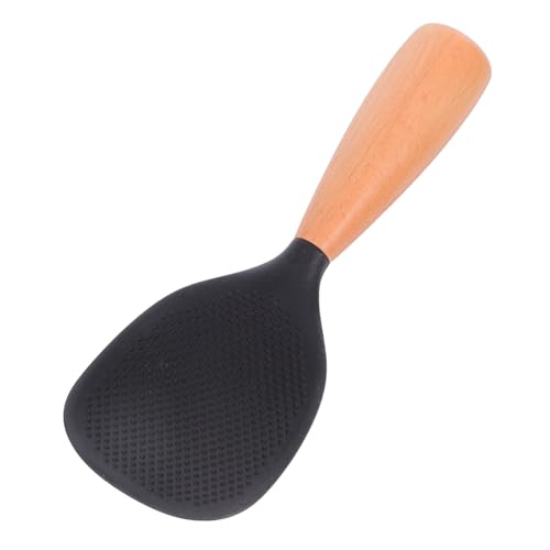 Wiederverwendbarer Reislöffel aus Silikon mit Ergonomischem Holzgriff Hitzebeständig Antihaftbeschichtet Freistehend für Reiskocher und Müheloses Servieren von Reis Wiederverwendbarer Reislöffel aus Silikon mit Ergonomischem Holzgriff Hitzebeständig Antihaftbeschichtet Freistehend für Reiskocher und Müheloses Servieren von Reis von LAPYAPPE
