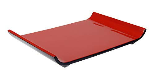 LAQ Design – Tablett 23x17cm Holz Pianolack Eigene Manufaktur Rot von LAQ