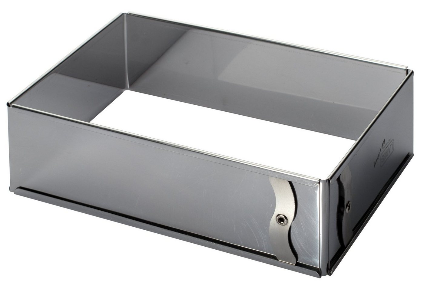 LARES Backform 6028, eckig - verstellbare Größe, aus rostfreiem Edelstahl, Made in Germany LARES Backform 6028, eckig - verstellbare Größe, aus rostfreiem Edelstahl, Made in Germany von LARES