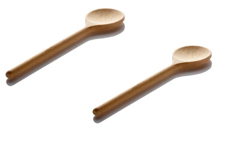 LARES Kochlöffel 2er Set Kinderkochlöffel - 16cm - aus Holz, für sicheres Spiel & echtes Kochvergnügen - Made in Germany von LARES