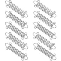 10 Stück Zugfeder Edelstahl Federspanner Zeltfeder Seilschnalle für Zelt Markise Zeltseilspanner geeignet 10 Stück Zugfeder Edelstahl Federspanner Zeltfeder Seilschnalle für Zelt Markise Zeltseilspanner geeignet von LARGEIGHT