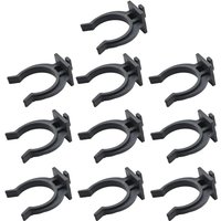 10 x Küchen-Sockelleisten-Clips, Badezimmer-Paneel-Clip, Befestigungsclip für Fußleisten, Küchen, Badezimmer, Möbel, Schwarz 10 x Küchen-Sockelleisten-Clips, Badezimmer-Paneel-Clip, Befestigungsclip für Fußleisten, Küchen, Badezimmer, Möbel, Schwarz von LARGEIGHT
