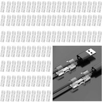 100 Stück Kabelclips. Selbstklebende Wandclips, Boardclips. Selbstklebende Kabelclips. Wandkabelhalter mit Doppelkleber. Kabelorganisation, 100 Stück Kabelclips. Selbstklebende Wandclips, Boardclips. Selbstklebende Kabelclips. Wandkabelhalter mit Doppelkleber. Kabelorganisation, von LARGEIGHT