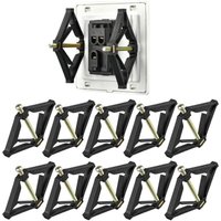 10Pcs 86 Typ Kassette Unterstützung Stangen Elektriker Zubehör Steckdose Box Halter Reparatur Werkzeug von LARGEIGHT