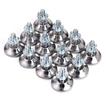 12 x Möbelheberfüße, M6 x 40 mm verstellbare Möbelbeine, Stellschrauben für Möbelbeine Stuhl Tisch 12 x Möbelheberfüße, M6 x 40 mm verstellbare Möbelbeine, Stellschrauben für Möbelbeine Stuhl Tisch von LARGEIGHT