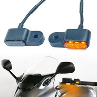 2 Stück Motorrad-LED-Blinker, 3 LEDs, universell, DC 12 V, E24-zugelassen, Mini-LED-Blinker, Aluminiumlegierung, Guss, wasserdicht, IP65 2 Stück Motorrad-LED-Blinker, 3 LEDs, universell, DC 12 V, E24-zugelassen, Mini-LED-Blinker, Aluminiumlegierung, Guss, wasserdicht, IP65 von LARGEIGHT
