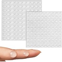 200 Stück transparente selbstklebende Silikon-Stoßfänger, Schutzpolster/Silikonpads zum Schutz von Wänden, Schalldämmung für Möbeltüren, Schränke, 200 Stück transparente selbstklebende Silikon-Stoßfänger, Schutzpolster/Silikonpads zum Schutz von Wänden, Schalldämmung für Möbeltüren, Schränke, von LARGEIGHT
